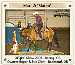 Matt and Mateo at OFQHC Show 2006